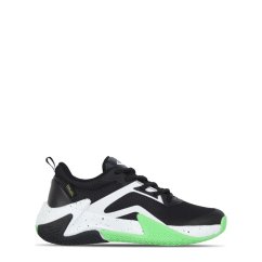 Everlast Kids' Basketball Trainers Blk/Wht/Lime