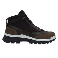 Firetrap Men's Jason Leather Lace Up Hiker Rugged Boots Brown