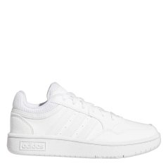 adidas adidas Hoops 3.0 K Basketball Trainers Unisex Kids Ftwr White