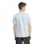 adidas Essentials Single Jersey Linear Embroidered Logo pánske tričko Blue Illustrate