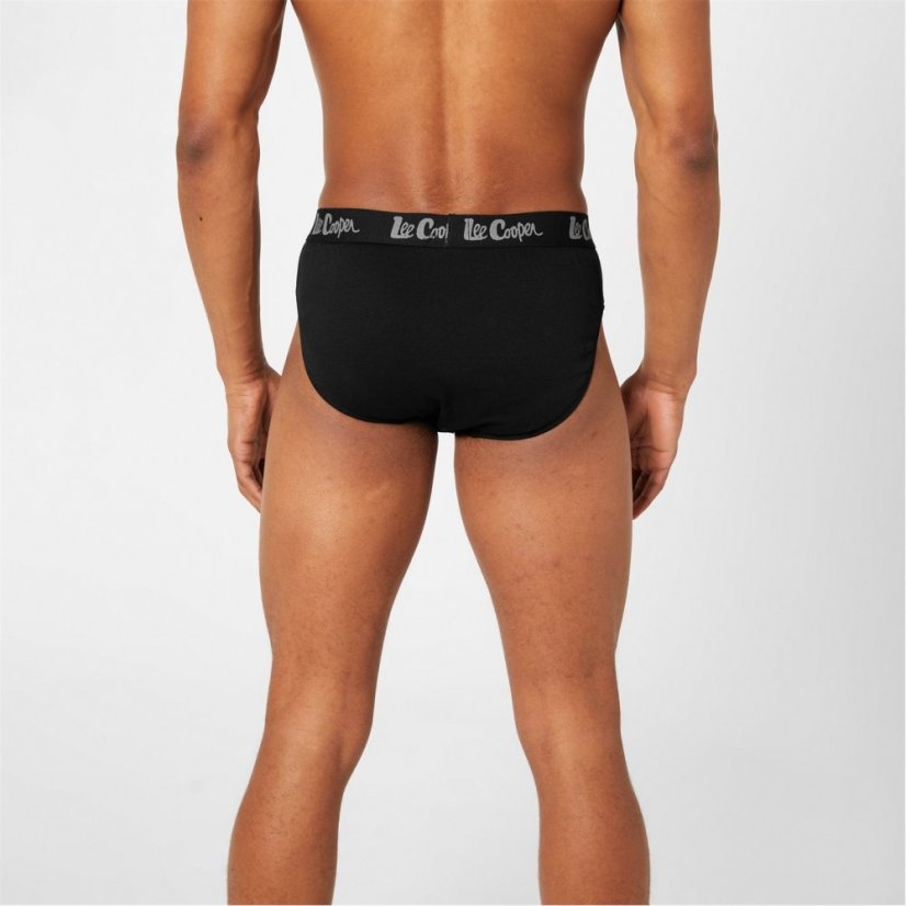 Lee Cooper Cooper Men's 5-Pack Comfort Briefs Solid Black
