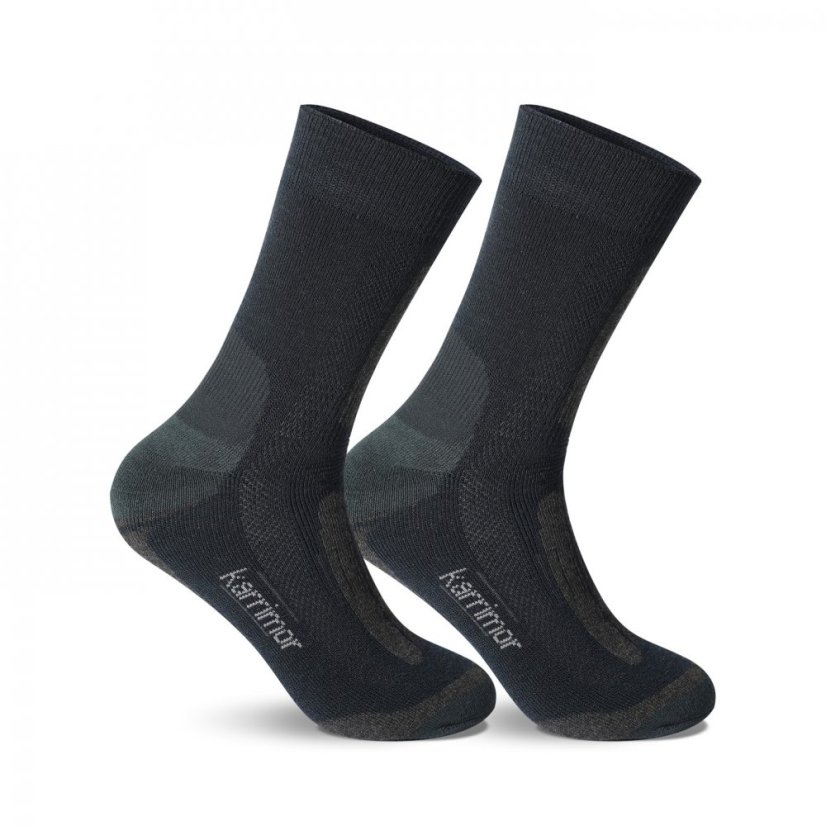 Karrimor 2 Pack Trekking Socks Mens Navy