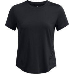 Under Armour Women's Short-Sleeve Performance Gym Top Black