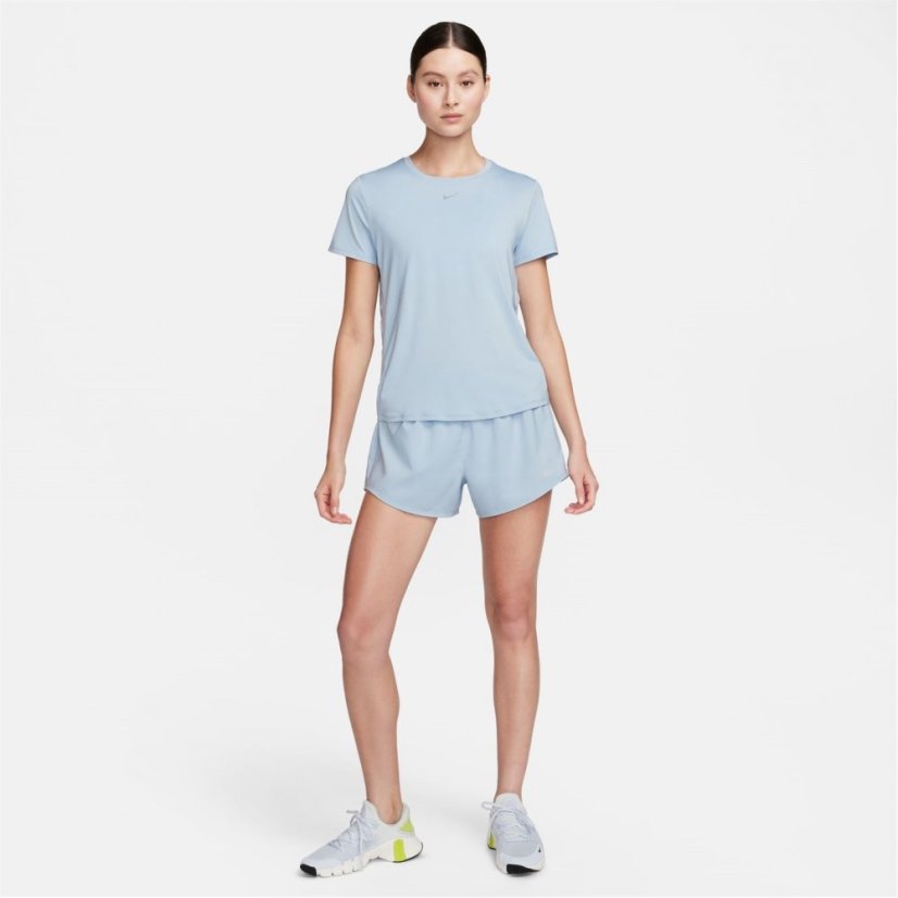 Nike Dri-FIT One Women's Standard Fit Short-Sleeve Top Lt Armory Blue