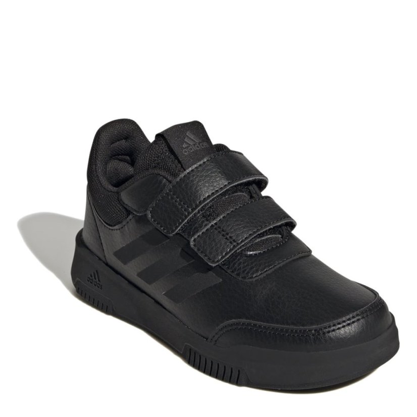 adidas Tensaur Hook and Loop Shoes Juniors Black/Black