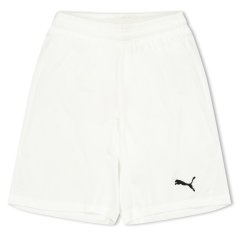 Puma (F3) Fb Team Shorts With Brief Juniors White
