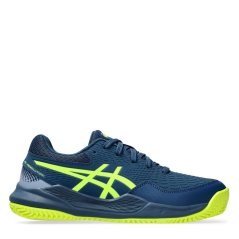 Asics Gel-Resolution 9 Gs Clay Tennis Shoes Unisex Kids Mako Blue