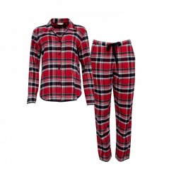 Cyberjammies Check Pyjama Set Red Check
