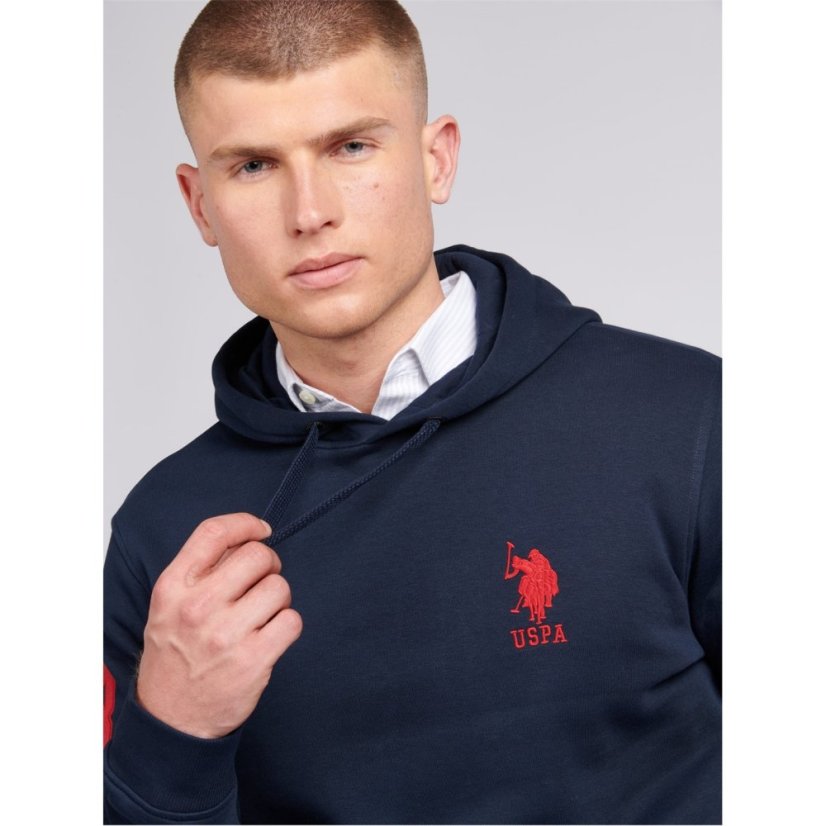 US Polo Assn Player 3 Hoodie Sn00 Navy/Red