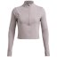 Under Armour Women's Launch Elite Half-Zip Long-Sleeve Performance Top Grey