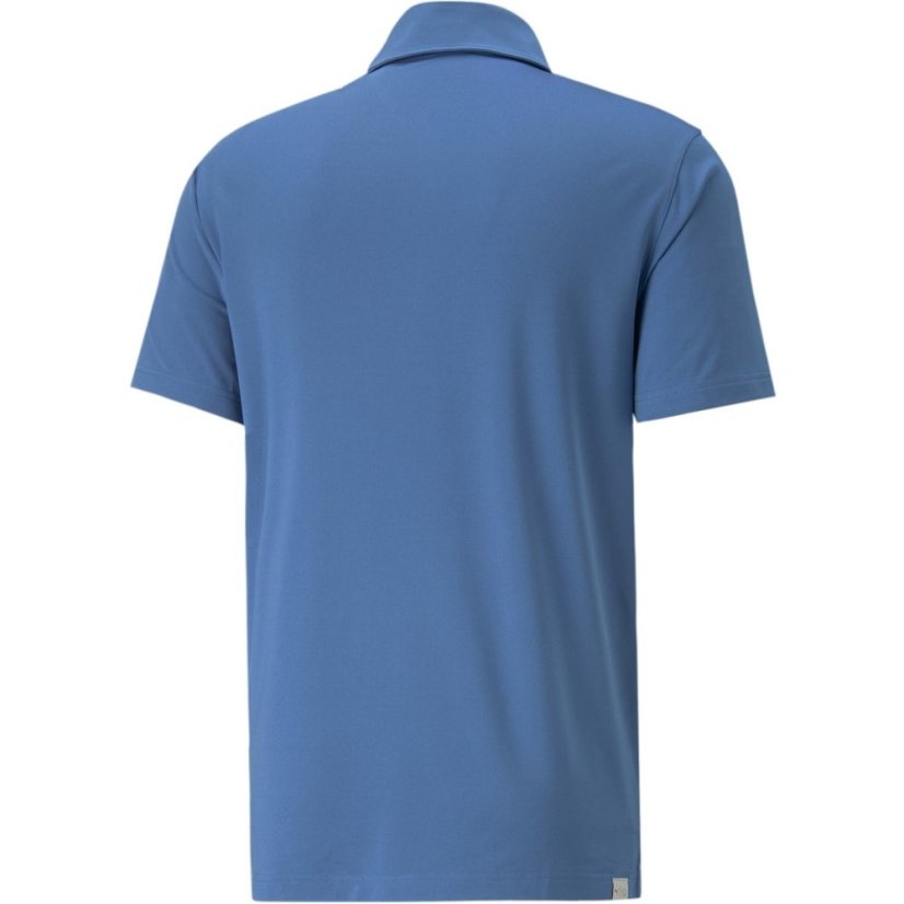 Puma Mattr Grind pánske polo tričko Blue/Aqua