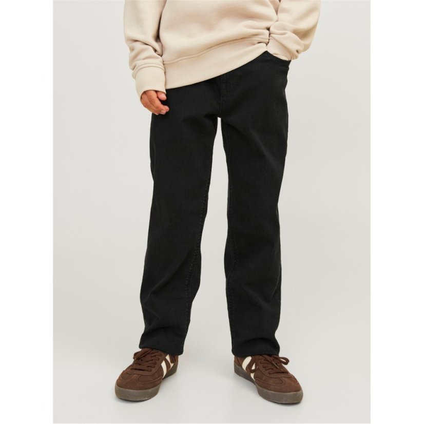 Jack and Jones Kids' Clark Orig Straight Leg Jeans Black Denim