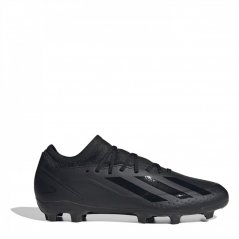 adidas X .3 CrazyFast Firm Ground Football Boots Black/Black