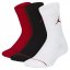 Air Jordan Jordan 3 Pack Crew Socks Infant's Gym Red