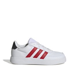 adidas Breaknet Lifestyle Court Lace Shoes White/Scarlet