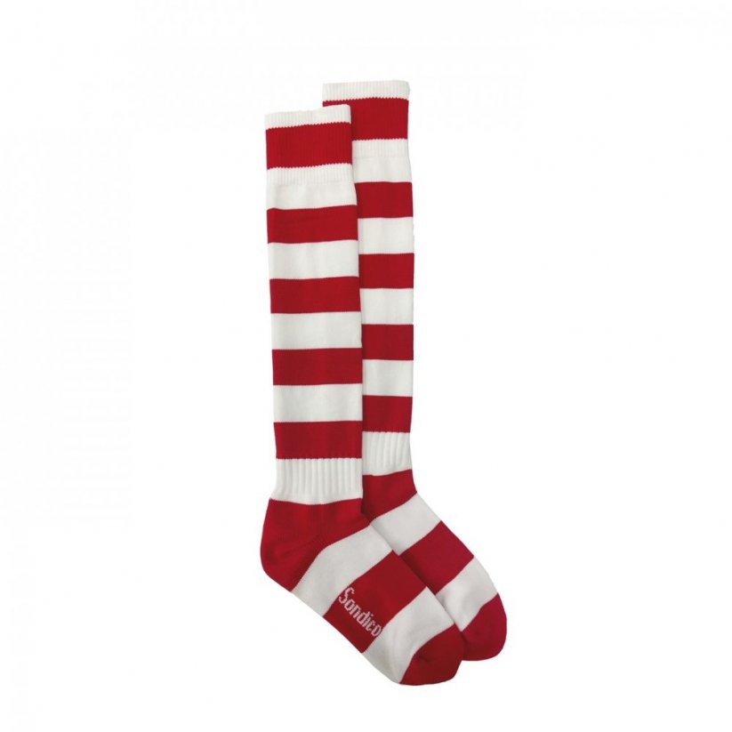 Sondico Football Socks Junior Red/White