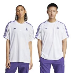adidas Real Madrid Icon T-Shirt Adults White