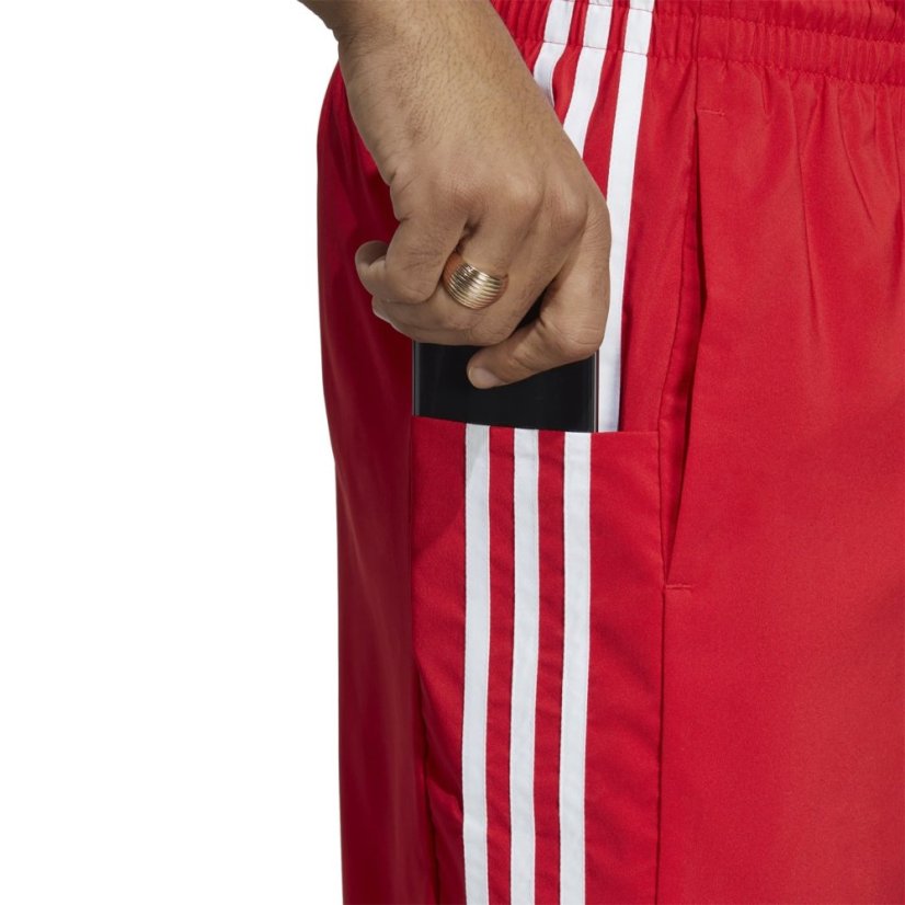 adidas Essentials 3-Stripes Shorts Red/White