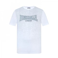 Lonsdale Tee Shirt Geo White