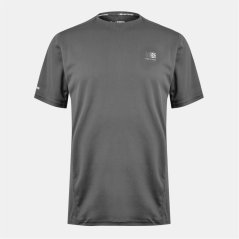 Karrimor Run Short Sleeve pánske tričko Charcoal