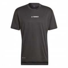 adidas Terrex Logo T Shirt Mens Black
