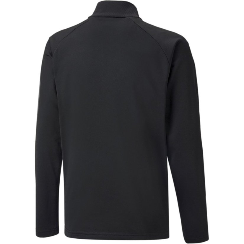 Puma (4) Teamliga 1/4 Zip Top Juniors Black
