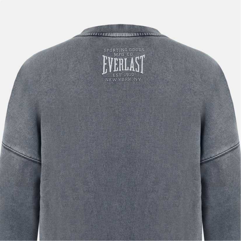 Everlast Men's NYC Crew Sweatshirt Washed Grey