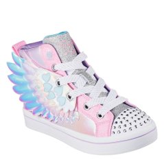 Skechers Unisex Kids' High-Top Trainers Pink/Multi