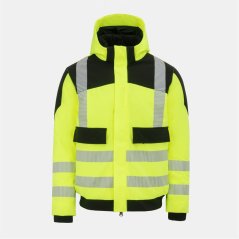 Dunlop Hi Vis Pro Jacket Mens Yellow