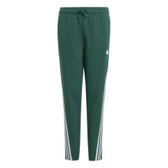 adidas Unisex Kids' Closed Hem Jersey Joggers Green/White