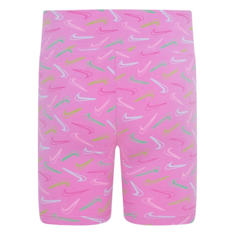 Nike Swoosh Logo Bike Shorts Blue