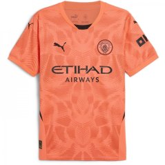 Puma Manchester City FC Goalkeeper Home Shirt 2024 2025 Adults Beige