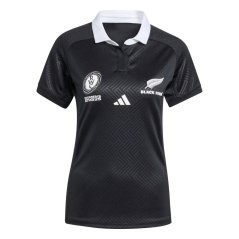 adidas Black Ferns World Cup Home Shirt 2025 Womens All Black