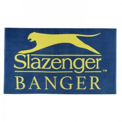 Slazenger Banger Towel Adults Blue Logo