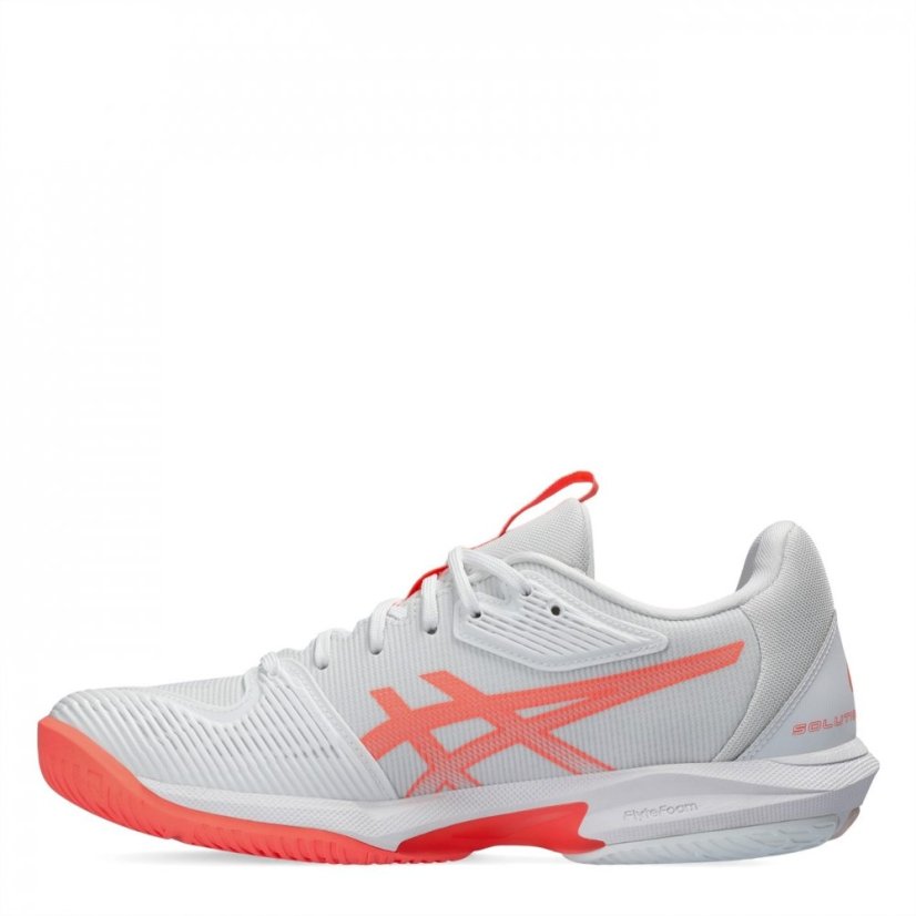 Asics Solution Swift  FF 3 Womens Tennis Shoes White/Coral