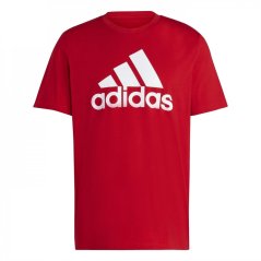 adidas Graphic Logo pánské tričko Red BOS