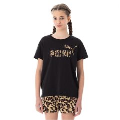Puma Relaxed T-Shirt Juniors Black Animal