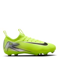 Nike Zoom Mercurial Vapor 16 Juniors Firm Ground Football Boots Volt/Black