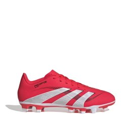 adidas Predator Club Firm Ground Football Boots Red/White