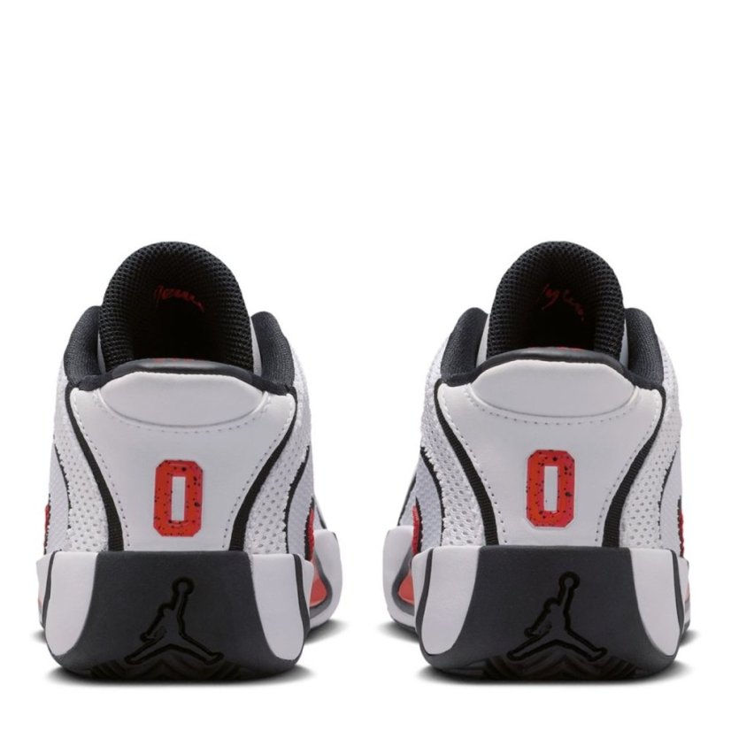Air Jordan Kids' Basketball Trainers Wht/Red/Blk