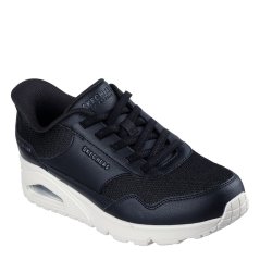 Skechers Hands Free Slip In Uno Trainers Womens Black