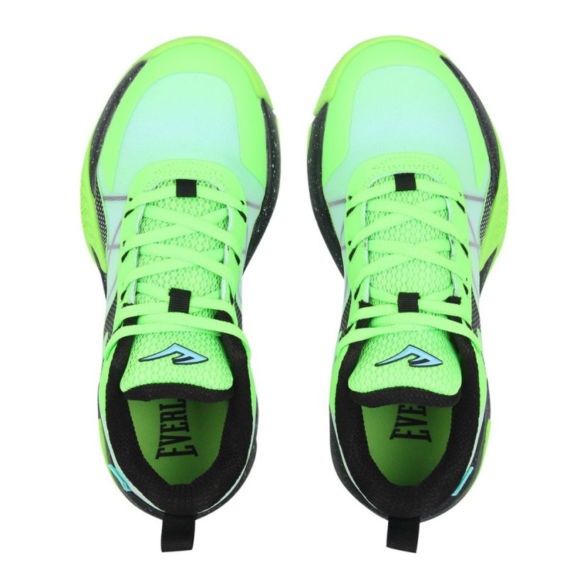 Everlast Kids' Basketball Trainers Green Print