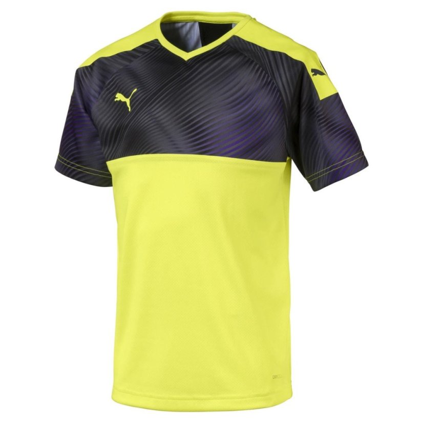 Puma Cup Jersey Jr Junior Boys Yellow/Aspha