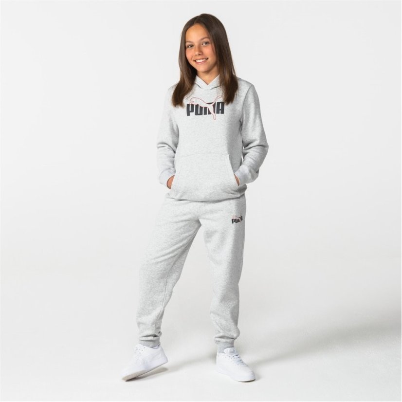 Puma No1 Logo Sweatpants Junior Boys Grey