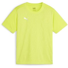 Puma Teamfinal Training Short-Sleeve Performance T-Shirt Electric Lim