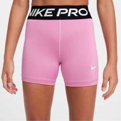 Nike Pro Shorts Junior Girls Pink 09