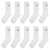 New Balance 10 Pack Cushioned Crew Socks White