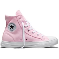 Converse Kids' Canvas High-Top Trainers Bloom/White