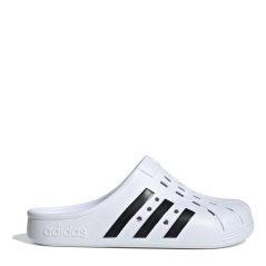 adidas Kids' Adilette Clog Pool Sliders Ftwr White/Core
