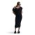 Nike Women's Chill Knitted Mini Rib Tank Bodycon Dress Black/Sail